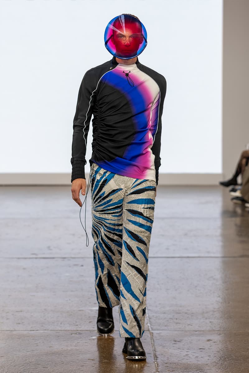 Yonghao Xie spring summer 2023 runway Collection runways Antewerp Royal Academy of Fine Art