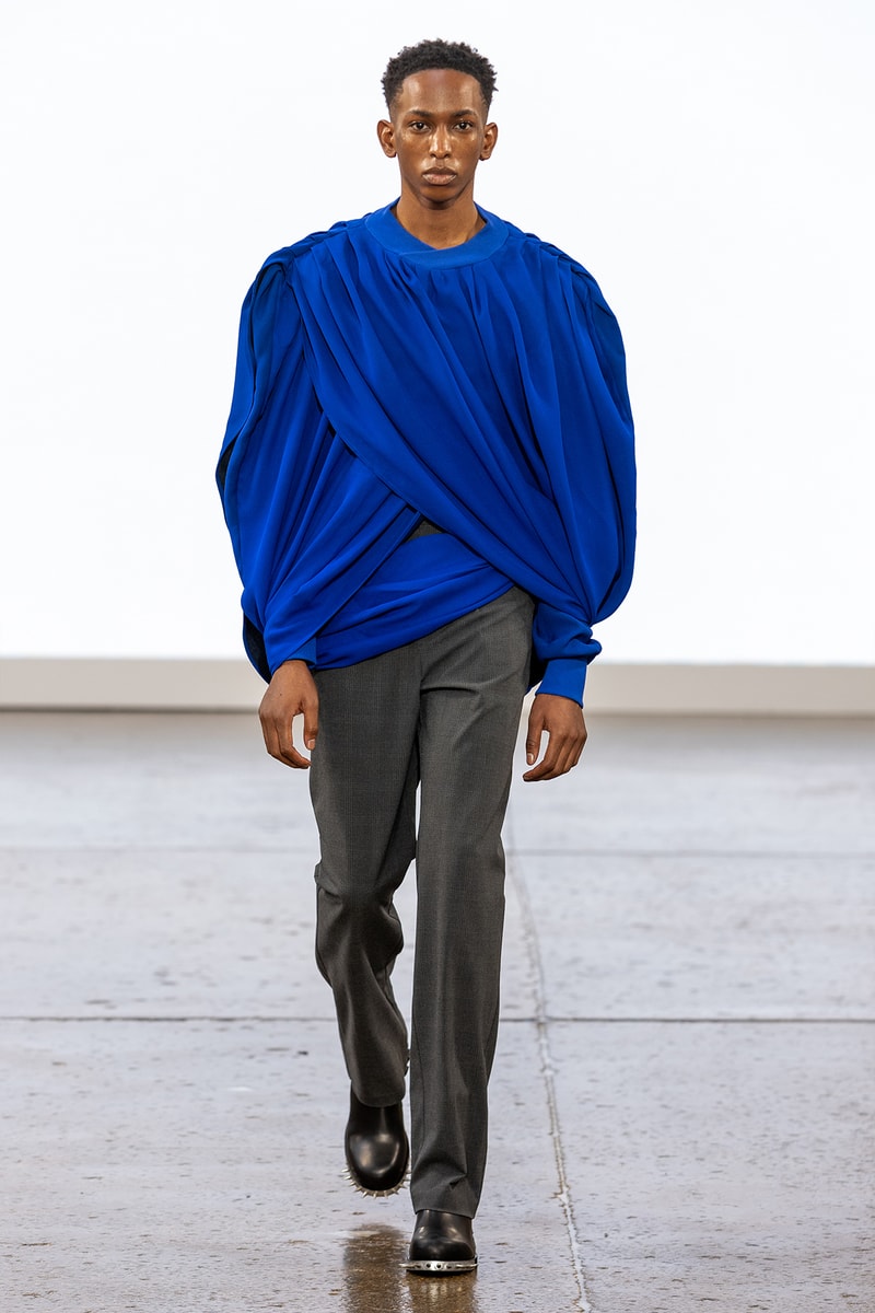 Yonghao Xie spring summer 2023 runway Collection runways Antewerp Royal Academy of Fine Art