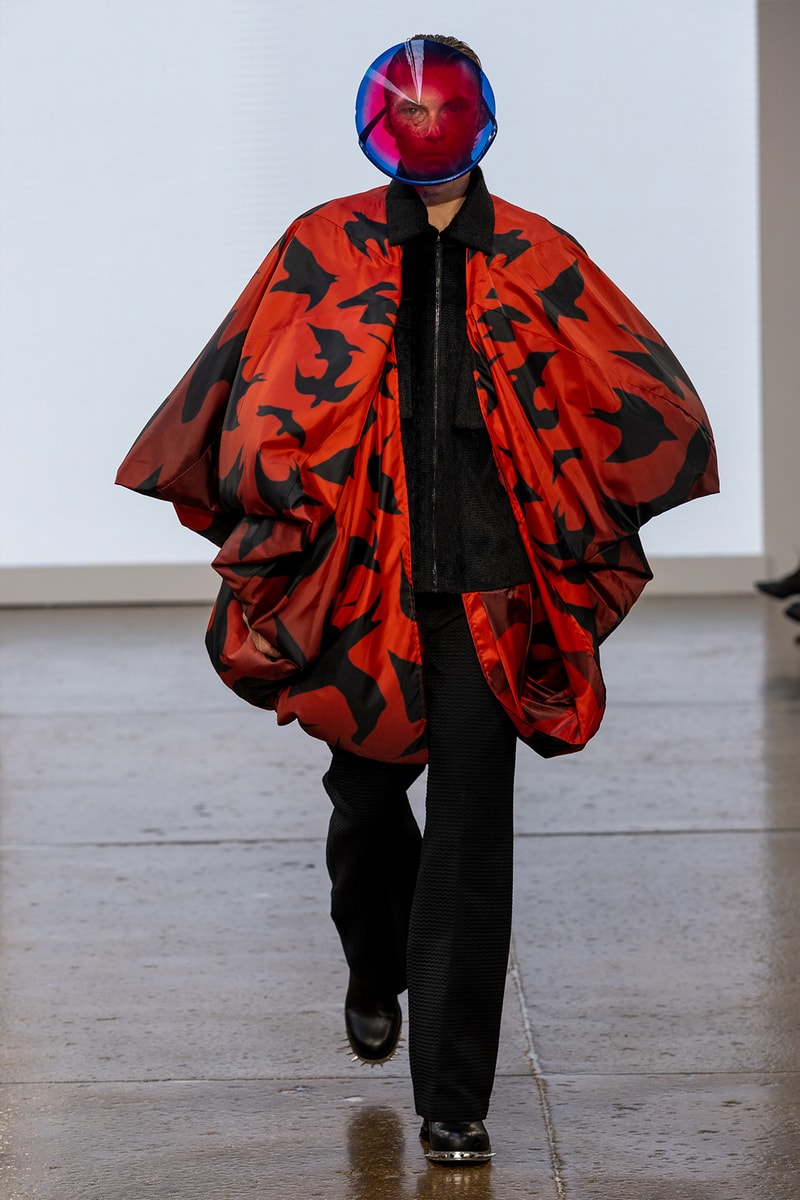 Yonghao Xie spring summer 2023 runway Collection runways Antewerp Royal Academy of Fine Art