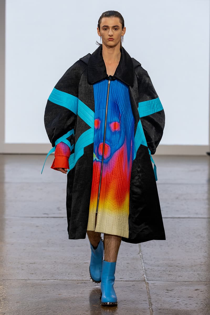 Yonghao Xie spring summer 2023 runway Collection runways Antewerp Royal Academy of Fine Art