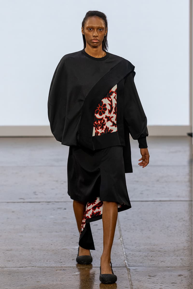 Yonghao Xie spring summer 2023 runway Collection runways Antewerp Royal Academy of Fine Art