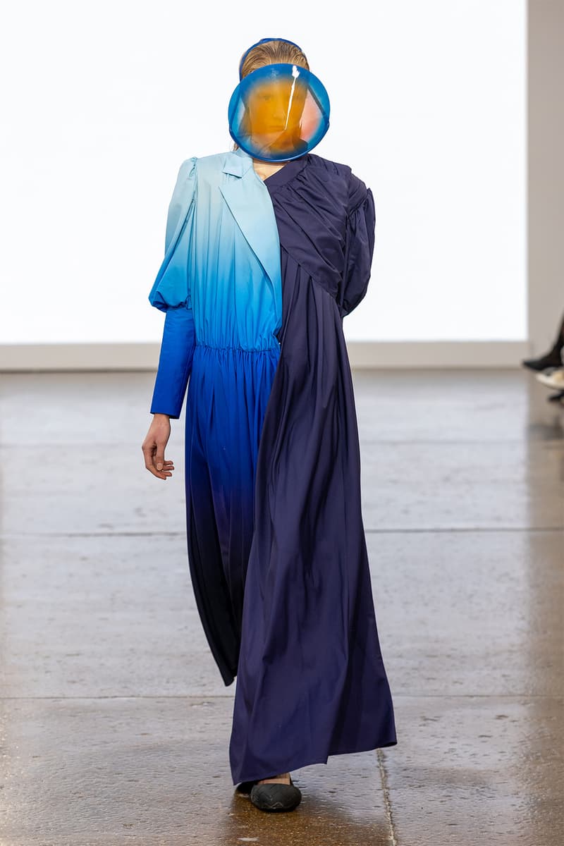 Yonghao Xie spring summer 2023 runway Collection runways Antewerp Royal Academy of Fine Art