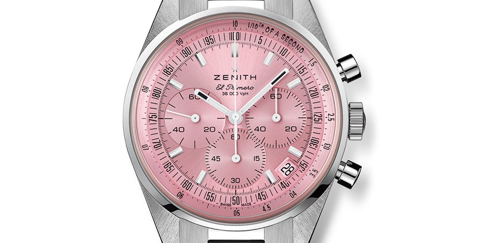 Zenith To Donate 20% of Chronomaster Original Pink Sales to Breast Cancer Charity