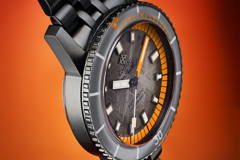 Zodiac Collaboration With Retailer Marks The First Use of Meteorite By The Swiss Brand