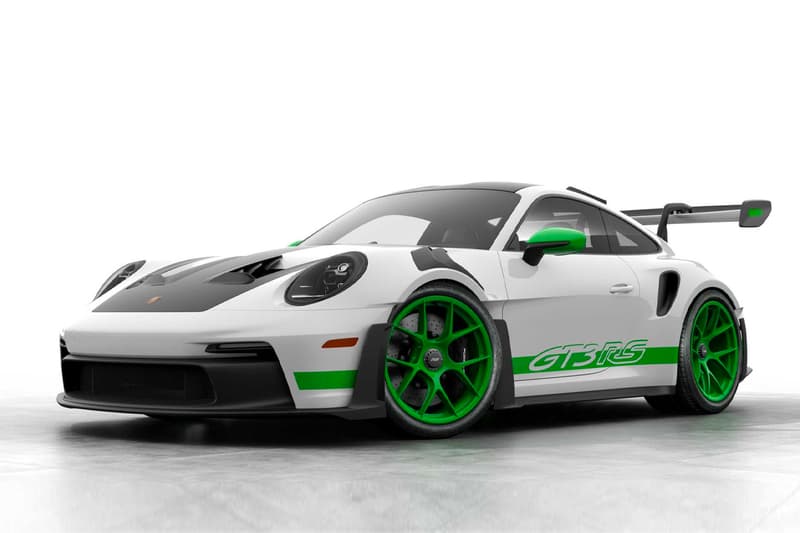 New 2023 Porsche 911 GT3 RS Special Edition "Tribute to Carrera RS" Package Will Cost You $314,000 USD race car python green visual touches 