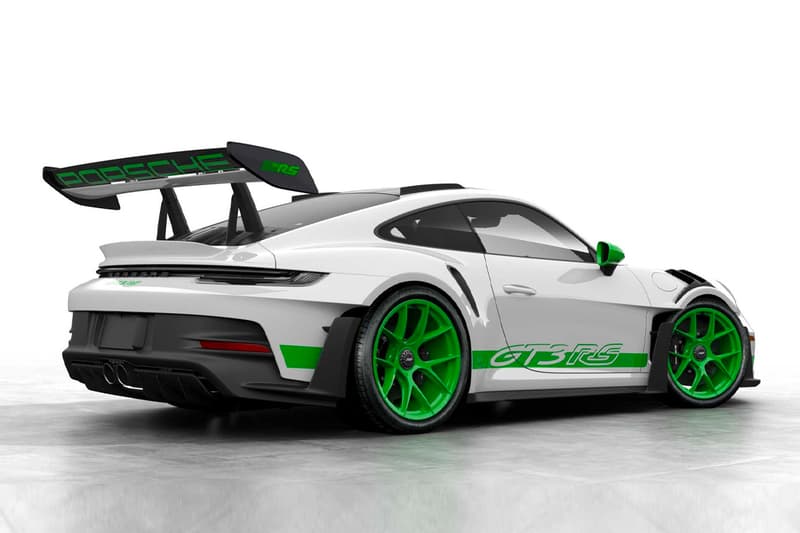 New 2023 Porsche 911 GT3 RS Special Edition "Tribute to Carrera RS" Package Will Cost You $314,000 USD race car python green visual touches 