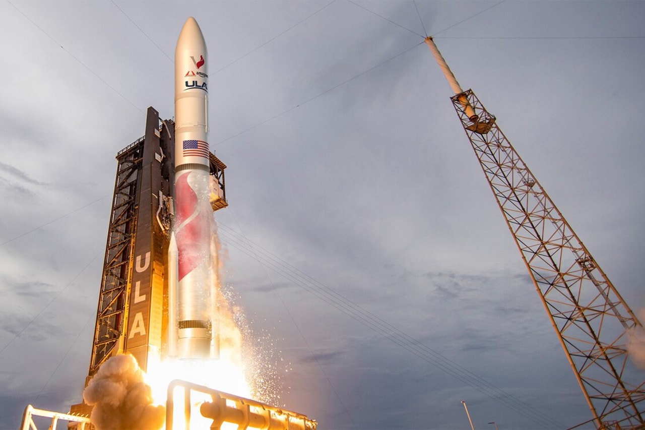 Amazon Internet Satellites Space Launch Early 2023 NASA Rocket Launch Next Year Florida Blue Origin