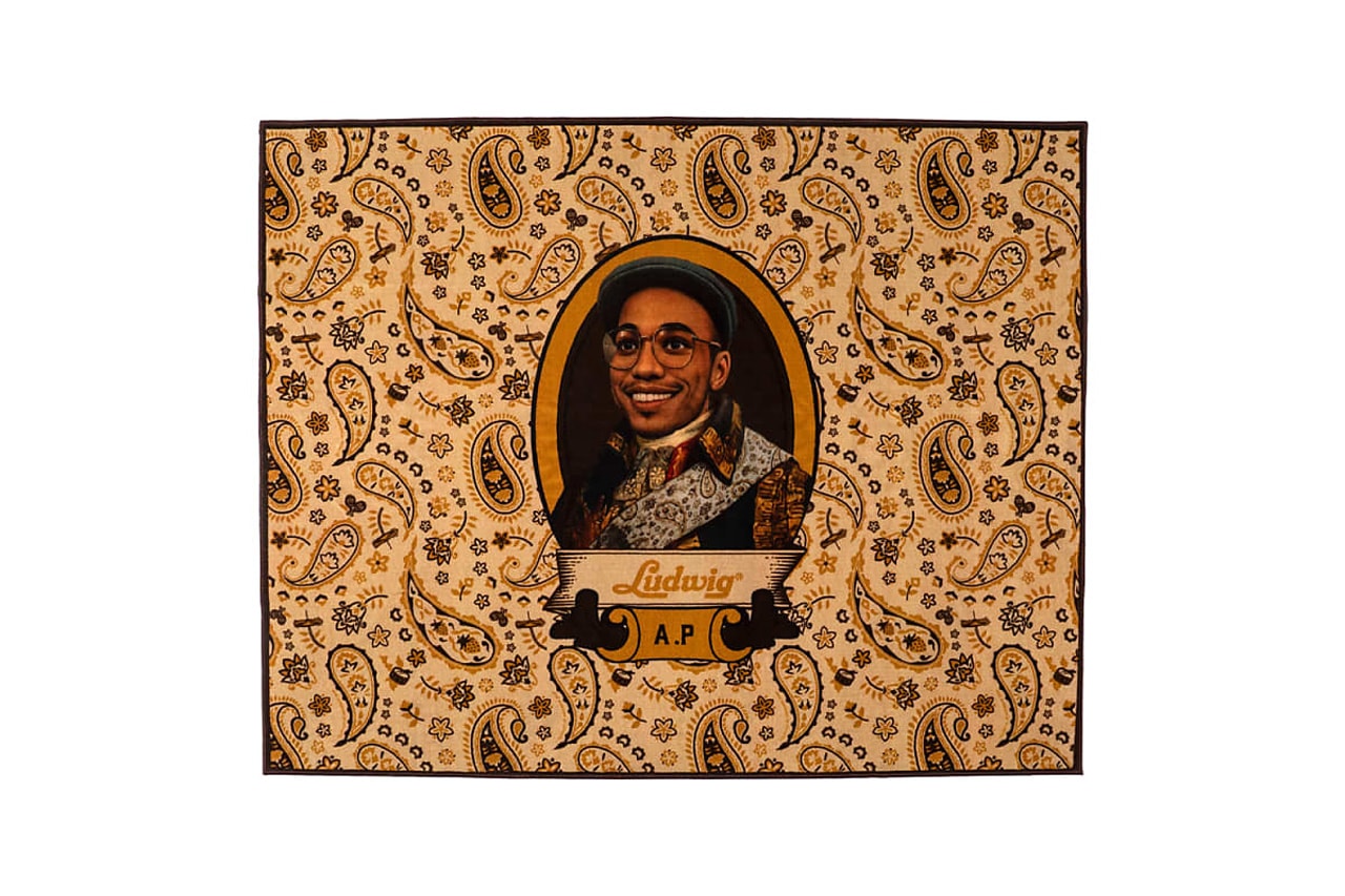 Anderson .Paak 70s-Inspired Limited-Edition Snare Drum Kit Rug Plush Ludwig Reverb Store Preoder Preview 