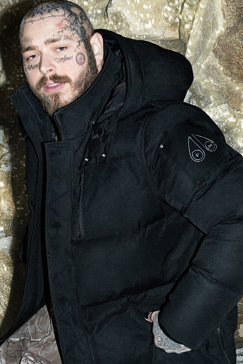 Moose Knuckles x Post Malone Invokes Nature’s Winter Spirit Fashion