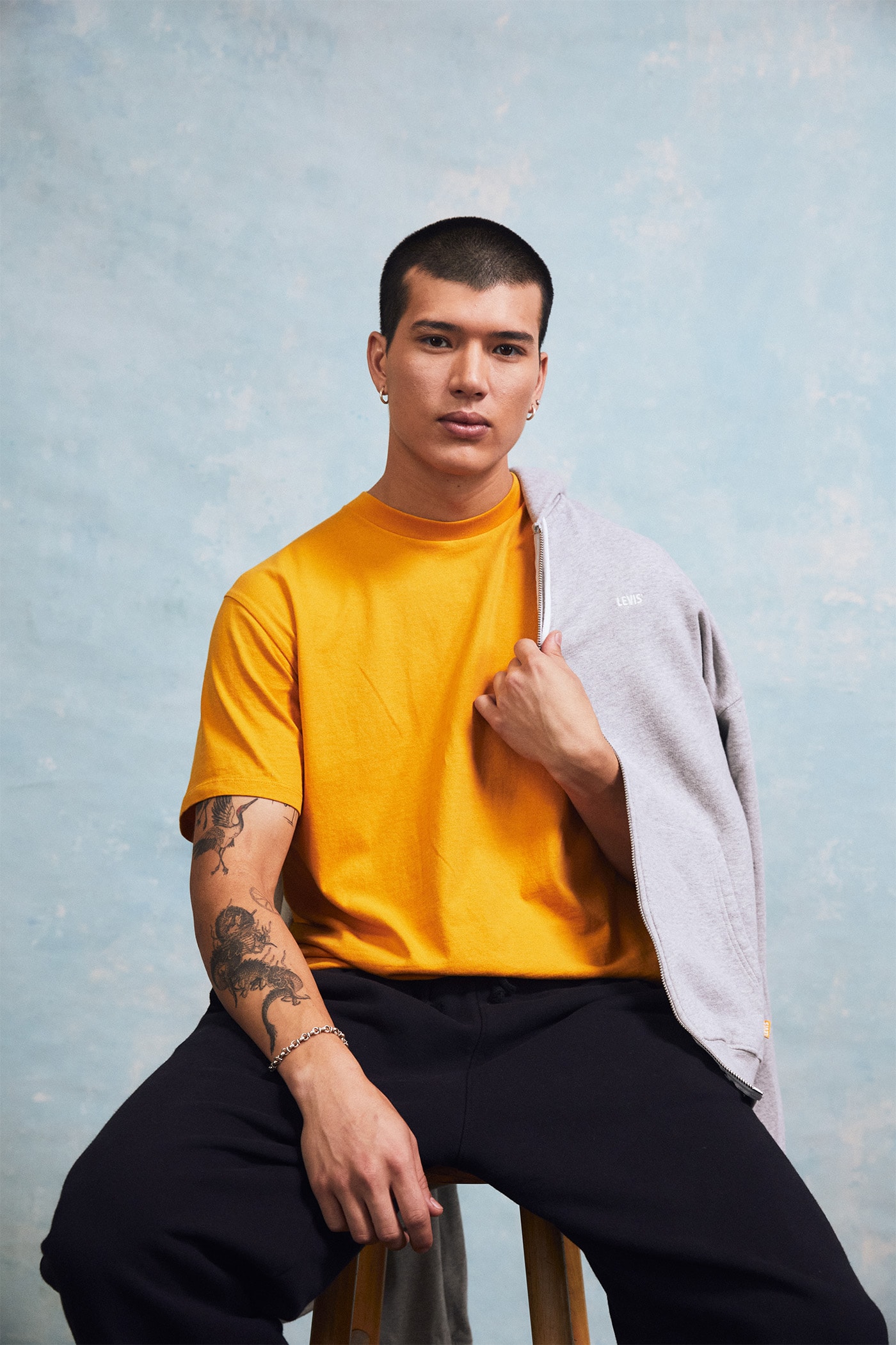Patrick Meynard Styles Levi's West Coast-Inspired Gold Tab Collection His Way 