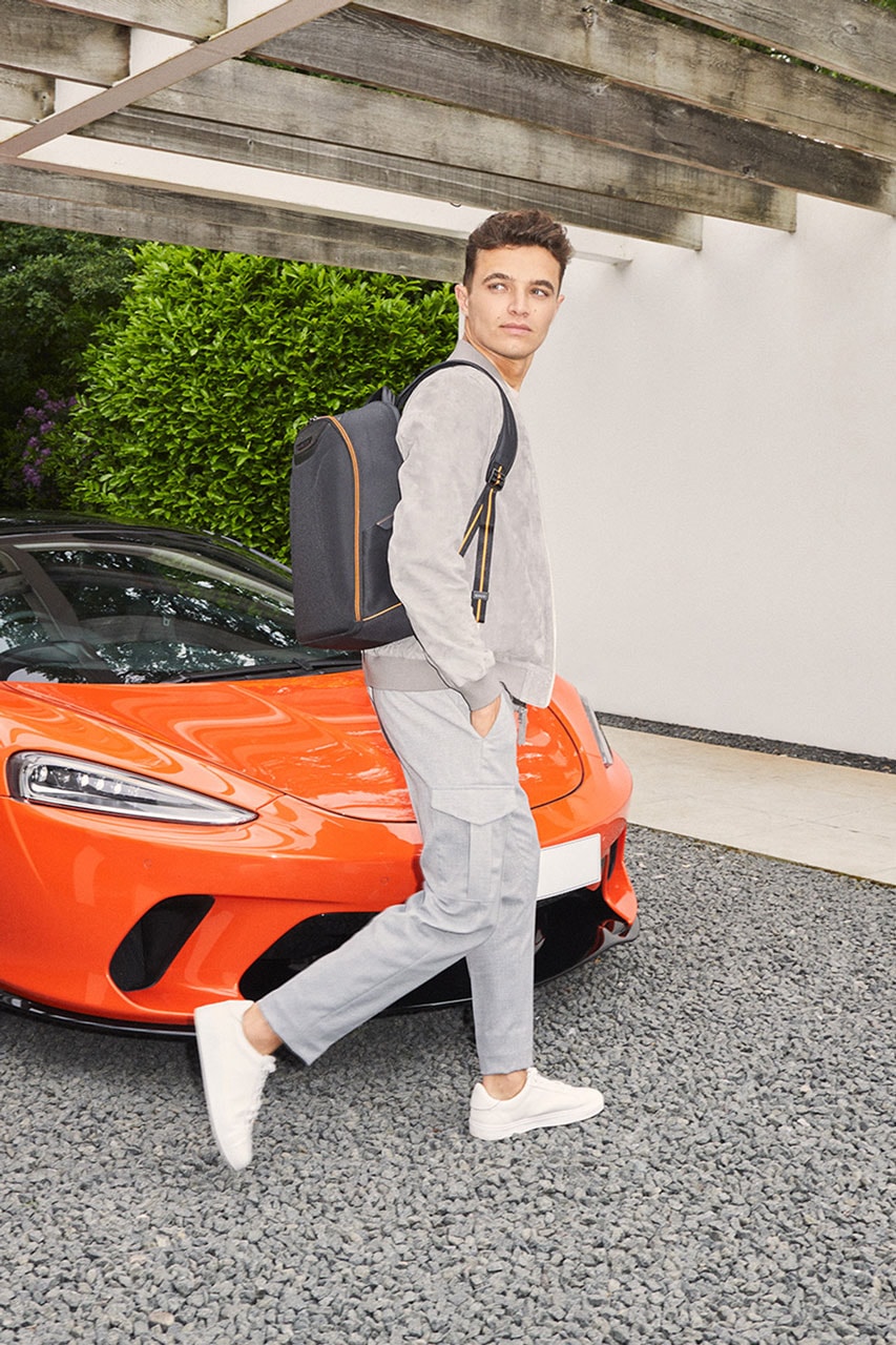 TUMI Debuts McLaren Collection With F1 Driver Lando Norris Fashion