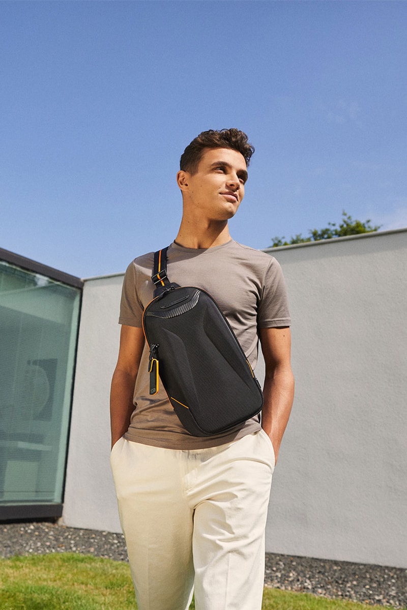 TUMI Debuts McLaren Collection With F1 Driver Lando Norris Fashion