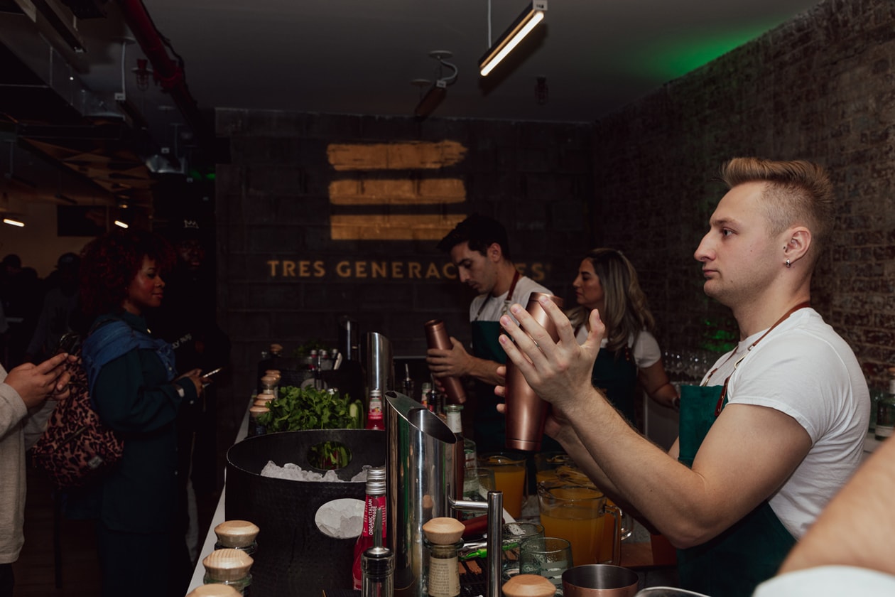 Tres Generaciones Tequila Añejo The Formula Girll Code HYPEBEAST Live Viewing Launch Party HBX Marcus Smart Defensive Player of the Year Boston Celtics Merch 