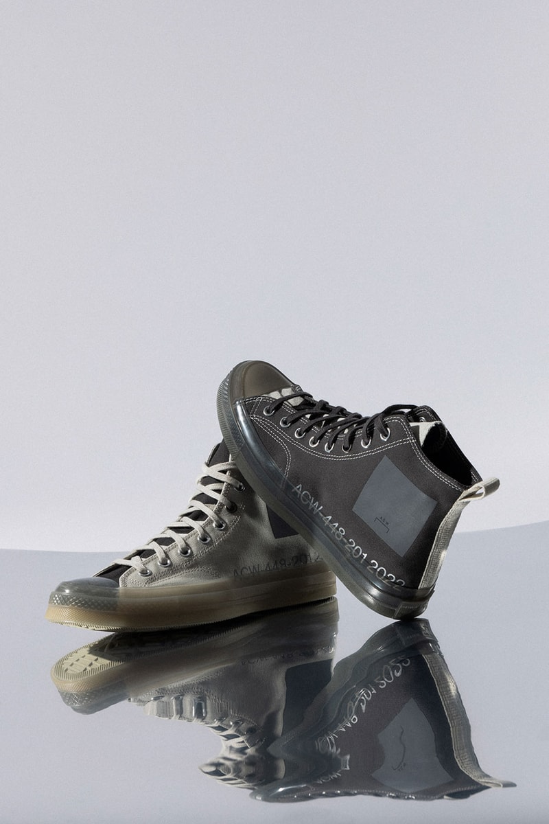A-COLD-WALL* Converse Chuck 70 Hi Silver Birch Pavement HBX Release Info Buy Price