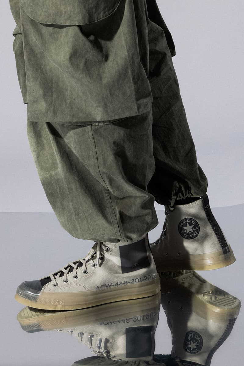 A-COLD-WALL* Converse Chuck 70 Hi Silver Birch Pavement HBX Release Info Buy Price