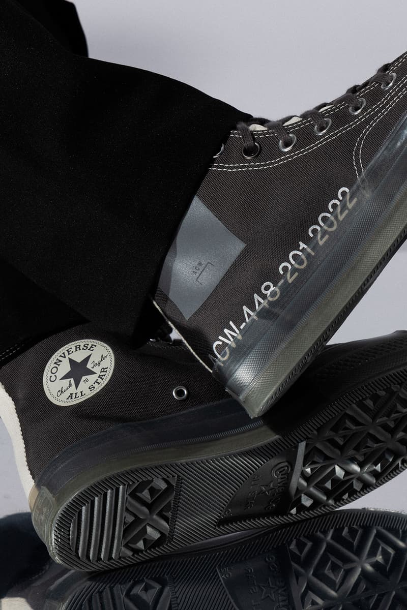 A-COLD-WALL* Converse Chuck 70 Hi Silver Birch Pavement HBX Release Info Buy Price