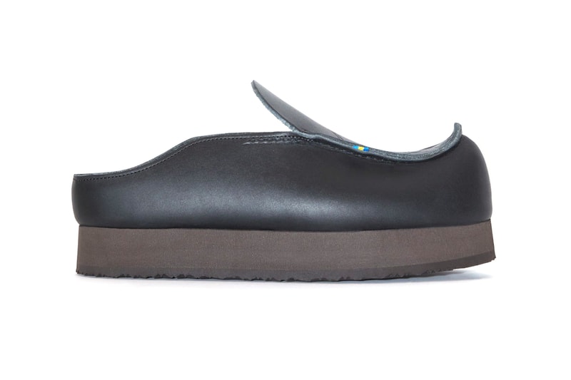 Acne Studios Leather Slip On Shoes Traditional Swedish Beak Mules Jonny Johansson Black Cognac Brown Release Information
