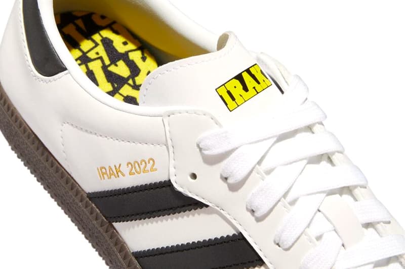 adidas Samba x IRAK Collaboration Release Information graffiti crew sneakers footwear hype