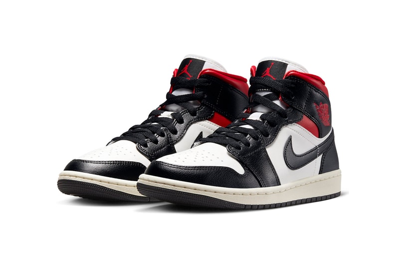 Air Jordan 1 Mid Gym Red Release Info BQ6472-061 womenswear sneakers nike swoosh hype