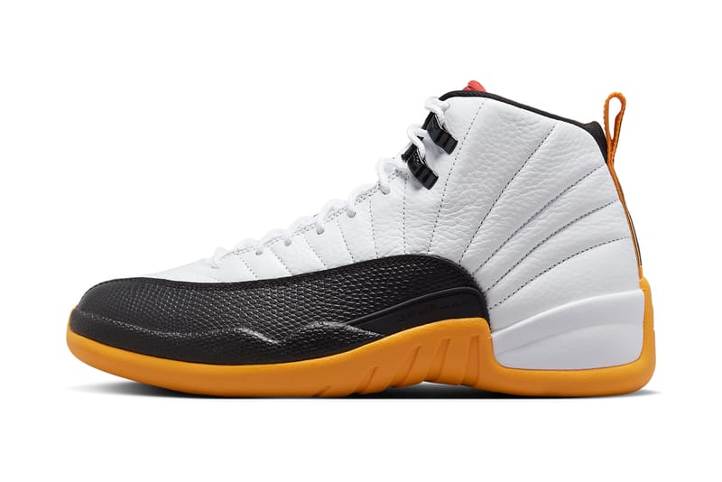 black and yellow jordan12