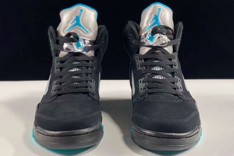 aqua blue jordan 5