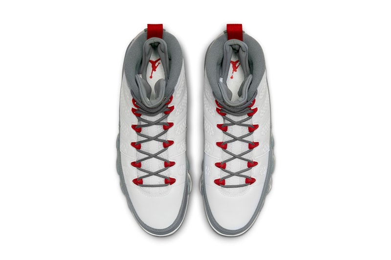 air michael jordan brand 9 fire red white cool grey official images photos release date info price where to buy 