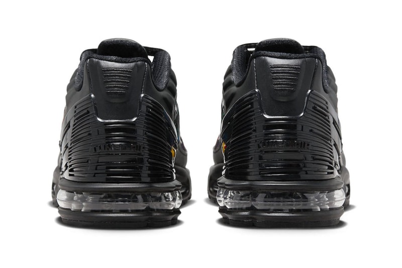 Nike Air Max Plus 3 gradient rainbow fd0671 001 tuned air bubble Tn leather gloss black sportswear footwear release date info price