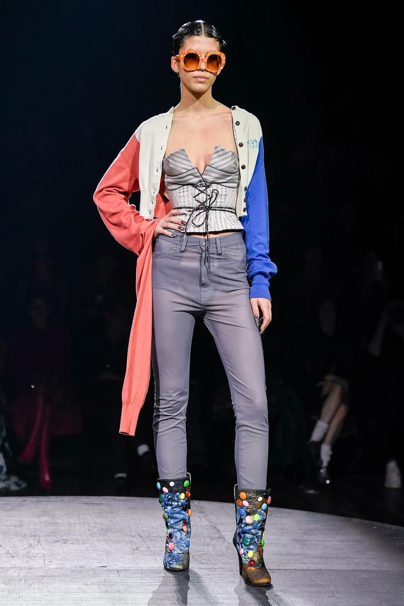 Andreas Kronthaler for Vivienne Westwood Spring Summer 2023 SS23 Paris Fashion Week Show Bella Hadid Menswear sous le ciel de paris