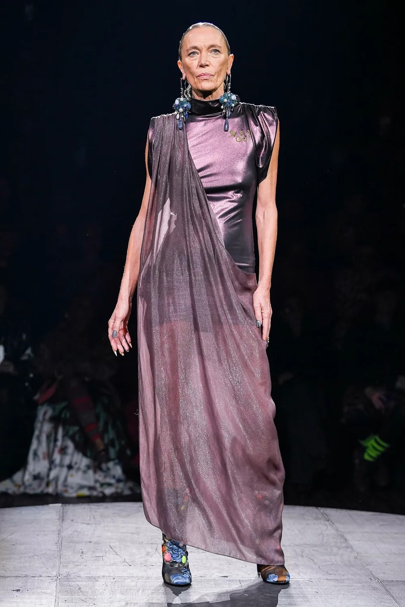 Andreas Kronthaler for Vivienne Westwood Spring Summer 2023 SS23 Paris Fashion Week Show Bella Hadid Menswear sous le ciel de paris