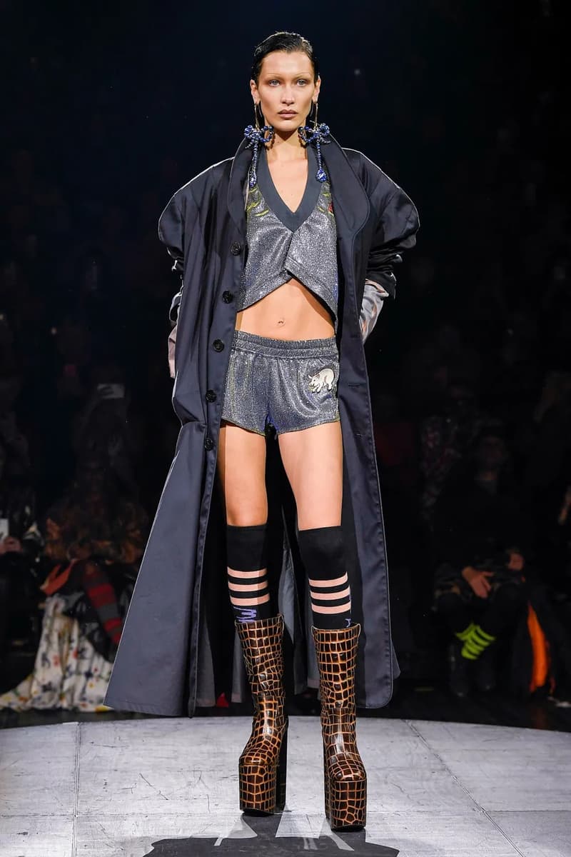 Andreas Kronthaler for Vivienne Westwood Spring Summer 2023 SS23 Paris Fashion Week Show Bella Hadid Menswear sous le ciel de paris