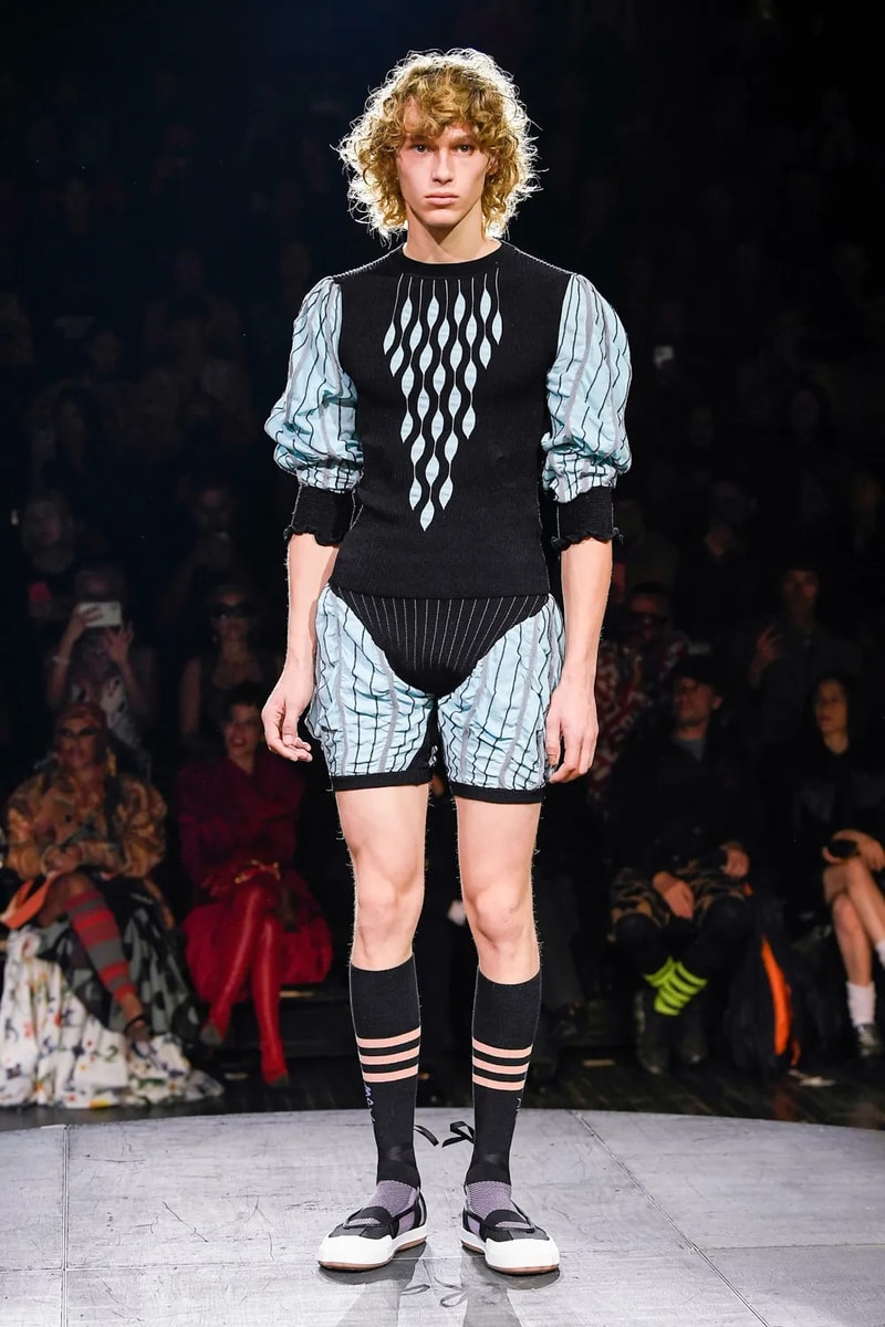 Andreas Kronthaler for Vivienne Westwood Spring Summer 2023 SS23 Paris Fashion Week Show Bella Hadid Menswear sous le ciel de paris