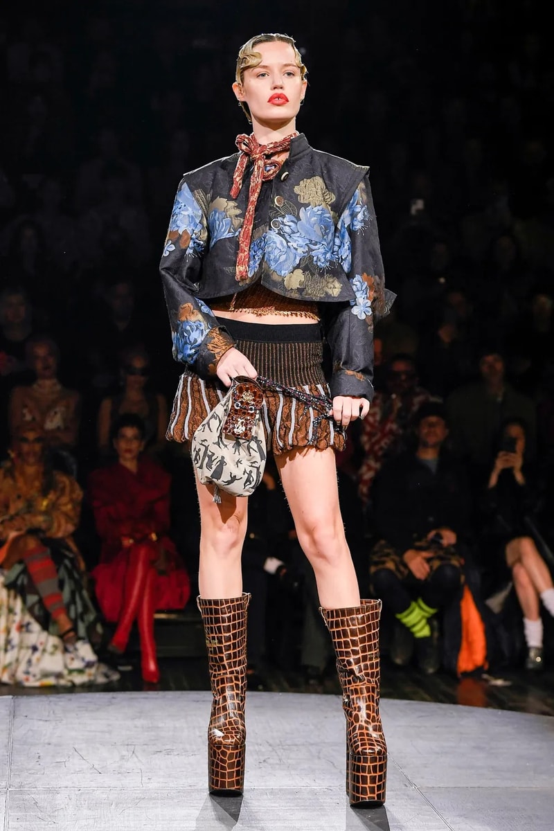 Andreas Kronthaler for Vivienne Westwood Spring Summer 2023 SS23 Paris Fashion Week Show Bella Hadid Menswear sous le ciel de paris