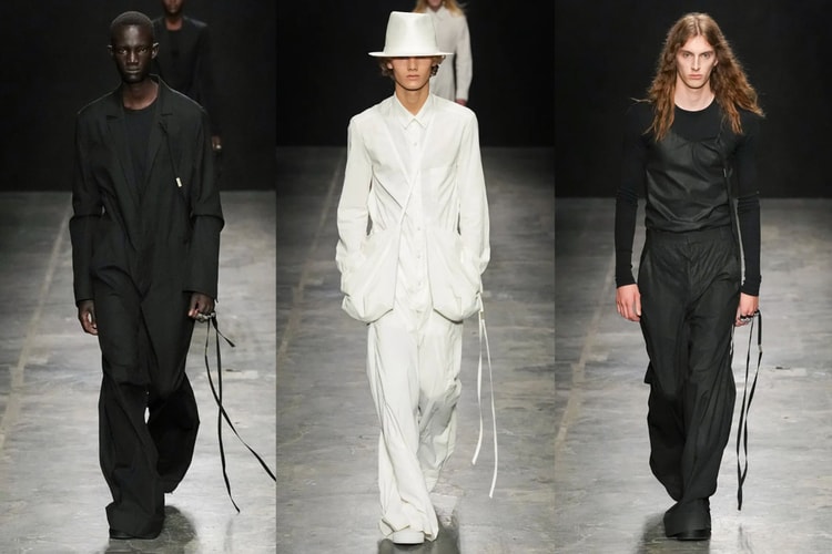 Ann Demeulemeester SS23 Melds Sharp Tailoring and Fluid Design Codes