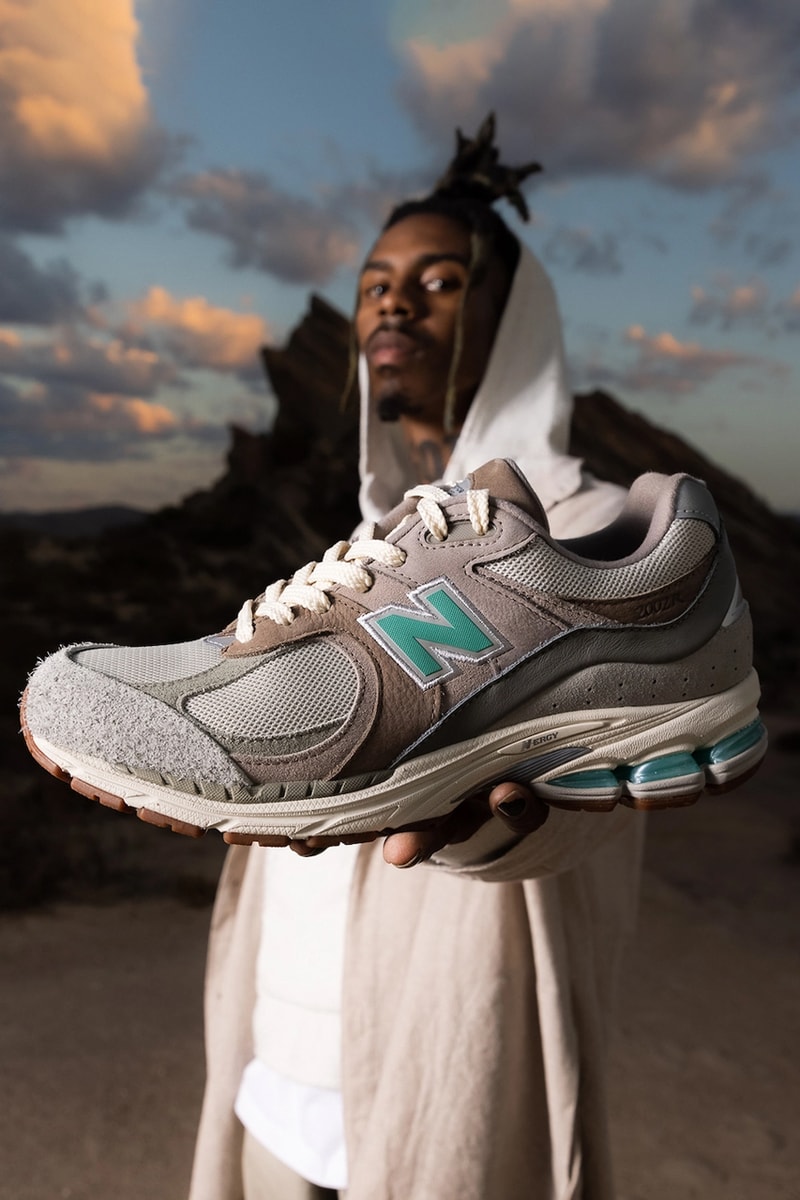 atmos new balance 2002r oasis collaboration m200ram aqua tan brown blue white official release date info photps price store list buying guide