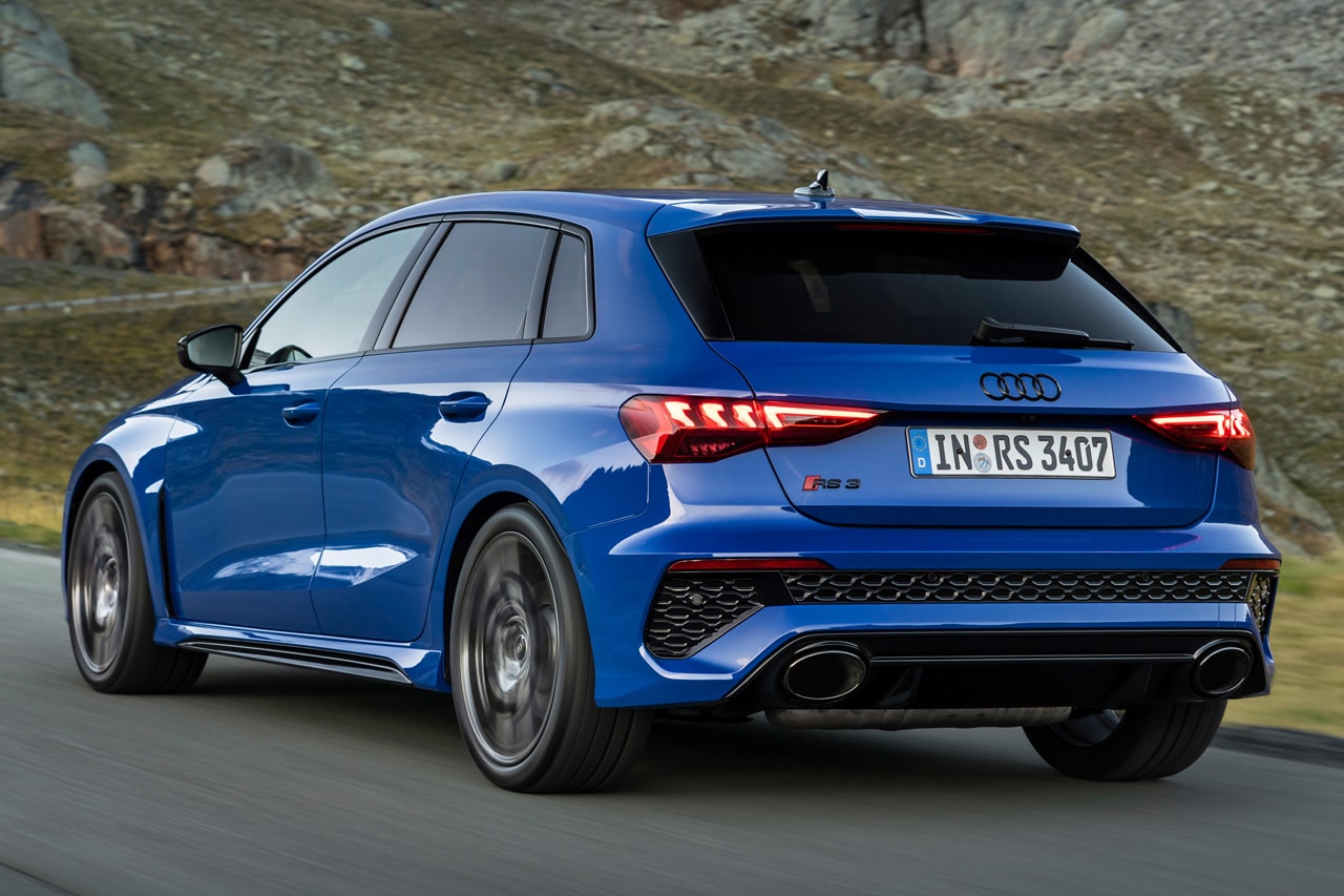 Audi RS3 Performance Edition Sedan Sportback RS Sport Faster Top Speed Five Cylinder Power Turbocharged Hot Hatch German