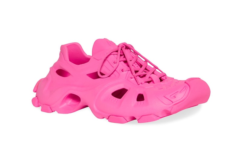 Balenciaga's Winter 2022 "360° Collection" HD Sneaker Arrives in Fluo Pink demna gvasalia sneakers shoes blizzard preorder kanye west yeezy ye kim kardashian