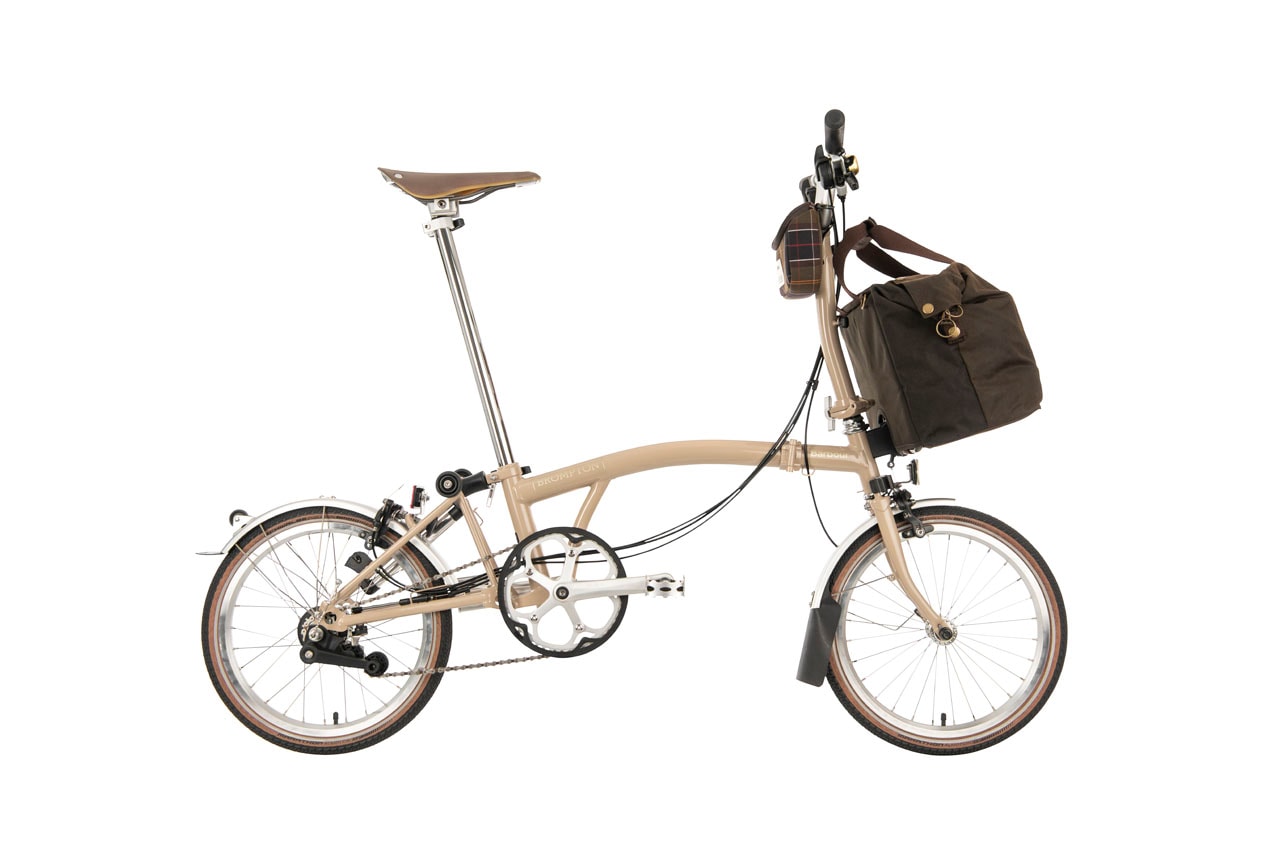 Barbour and Brompton Bicycle Collide for a British Cycling Capsule
