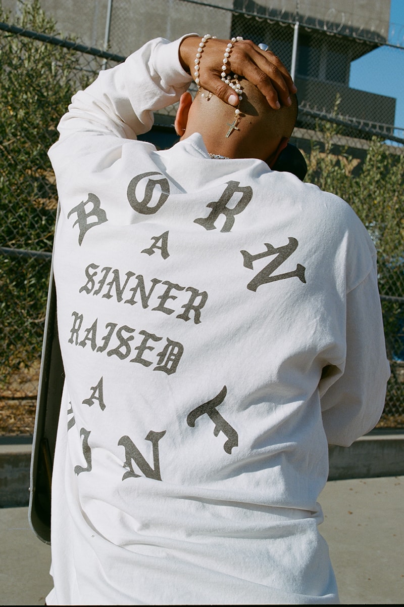 Born X Raised © SAINT M ×××××× Collaboration Release Info Date Buy Price Cali Thornhill DeWitt Yuta Hosokawa Saint Michael