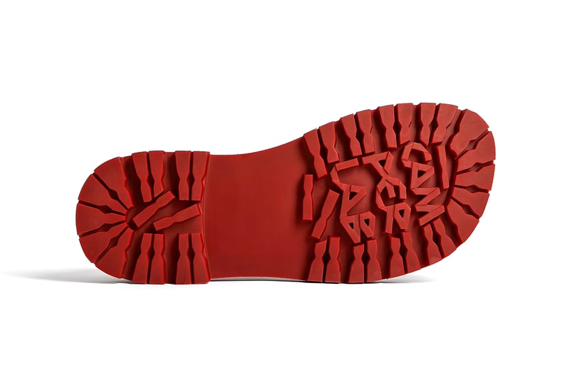 CamperLab Eki Black Formal Shoes Fall Winter 2022 Achilles Ion Gabriel Exposed Oversized Stitches Burgundy Blue Release Information