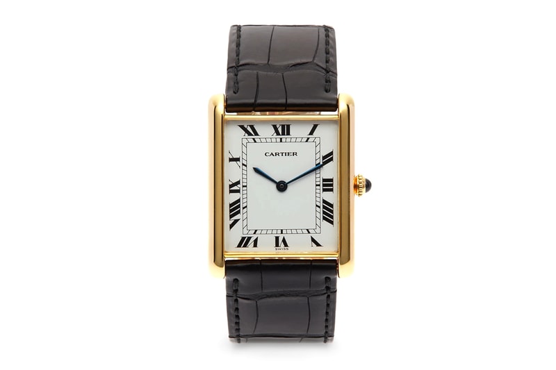 Harry Fane Dover Street Market London Cartier Tank Vintage Watches Timepieces Collection Gold Cintrée Automatique Steve McQueen