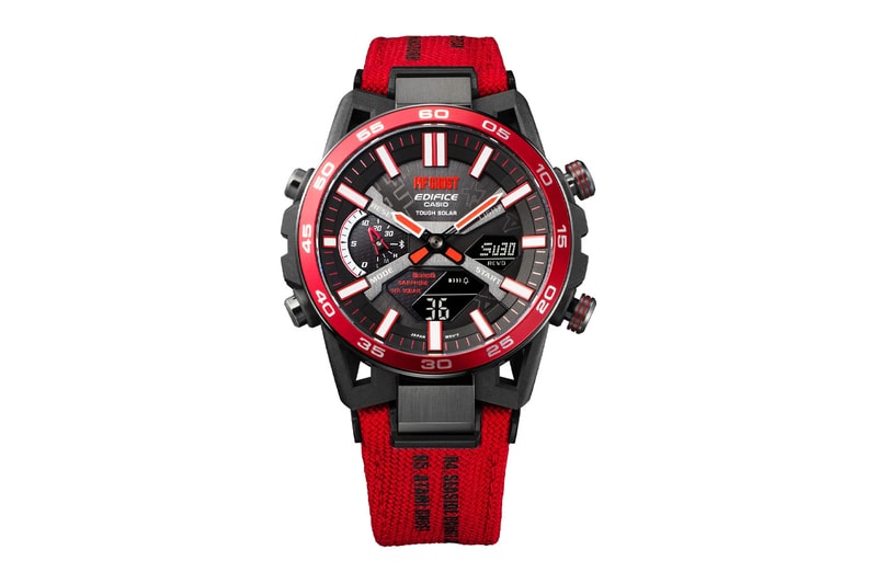 Casio Shuichi Shigeno Kodansha Ltd Edifice Initial D MFG MF Ghost ECB 2000MFG Toyota red black fujiwara bluetooth solar world time alarm release info date price