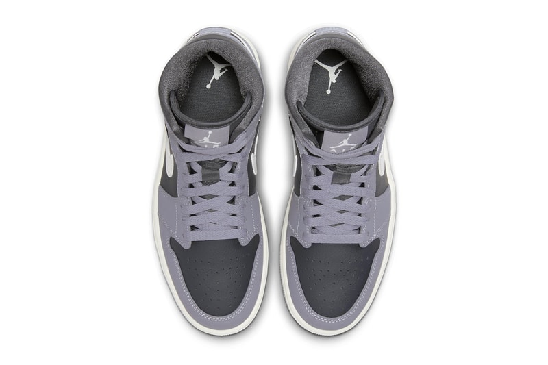 Air Jordan 1 Mid "Cement Grey" BQ6472-022 Release Info footwear sneakers hype swoosh nike jumpman