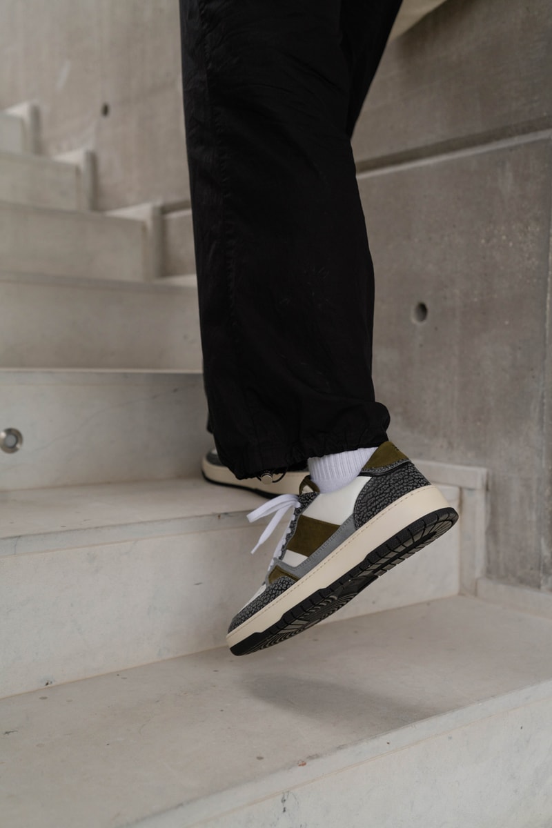 Collegium New York City Pop-Up Sneaker Release Information Nick Sisombath Pillar Alpha Cracked Pillars Pt.II" - Italian "Olive Nubuck"/Cracked Pillars Emerging Brand Shoes