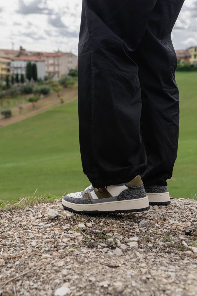 Collegium New York City Pop-Up Sneaker Release Information Nick Sisombath Pillar Alpha Cracked Pillars Pt.II" - Italian "Olive Nubuck"/Cracked Pillars Emerging Brand Shoes