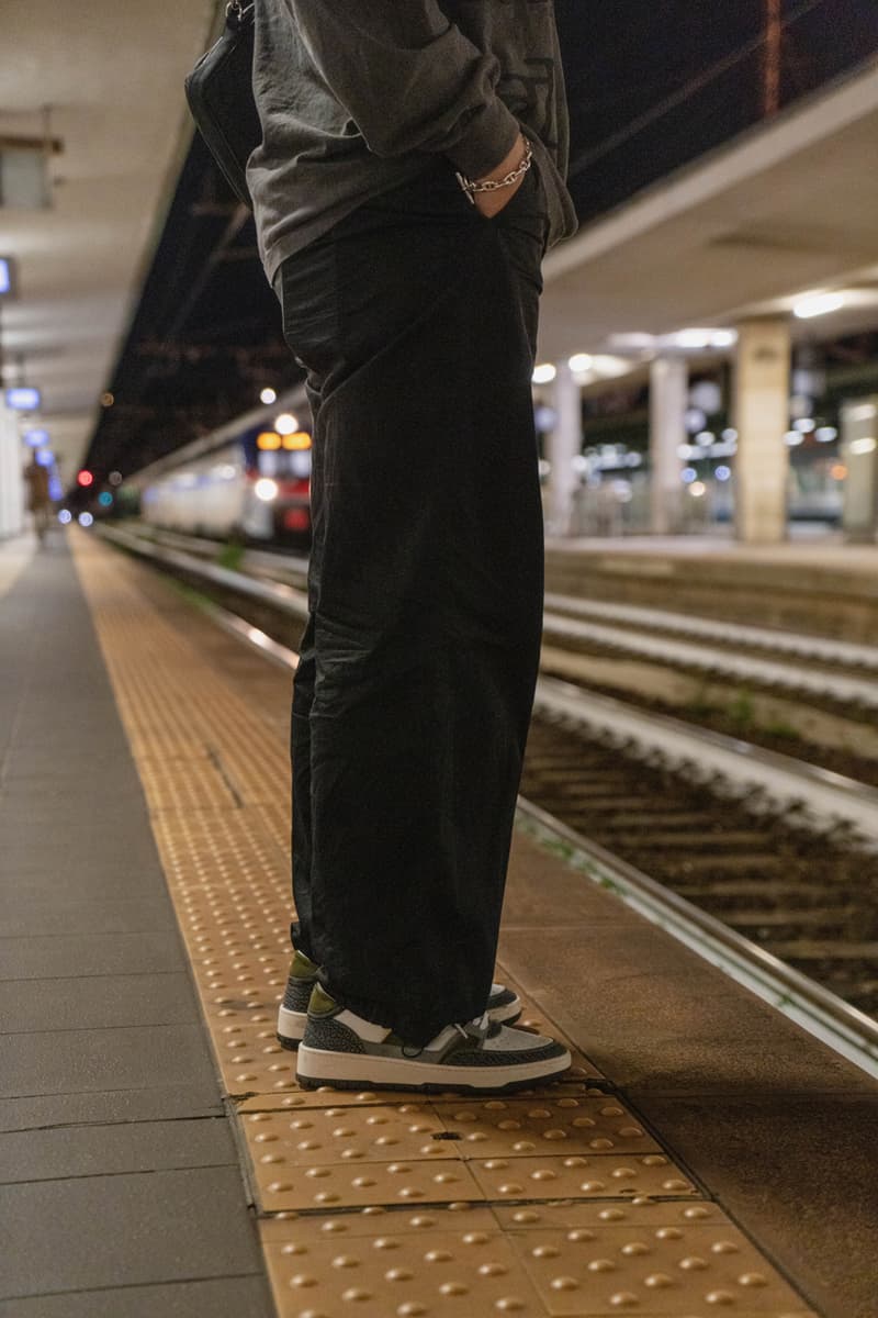 Collegium New York City Pop-Up Sneaker Release Information Nick Sisombath Pillar Alpha Cracked Pillars Pt.II" - Italian "Olive Nubuck"/Cracked Pillars Emerging Brand Shoes