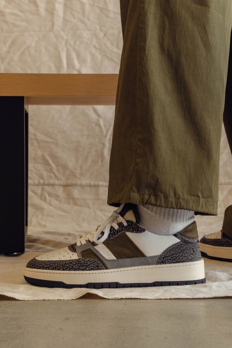 Collegium New York City Pop-Up Sneaker Release Information Nick Sisombath Pillar Alpha Cracked Pillars Pt.II" - Italian "Olive Nubuck"/Cracked Pillars Emerging Brand Shoes