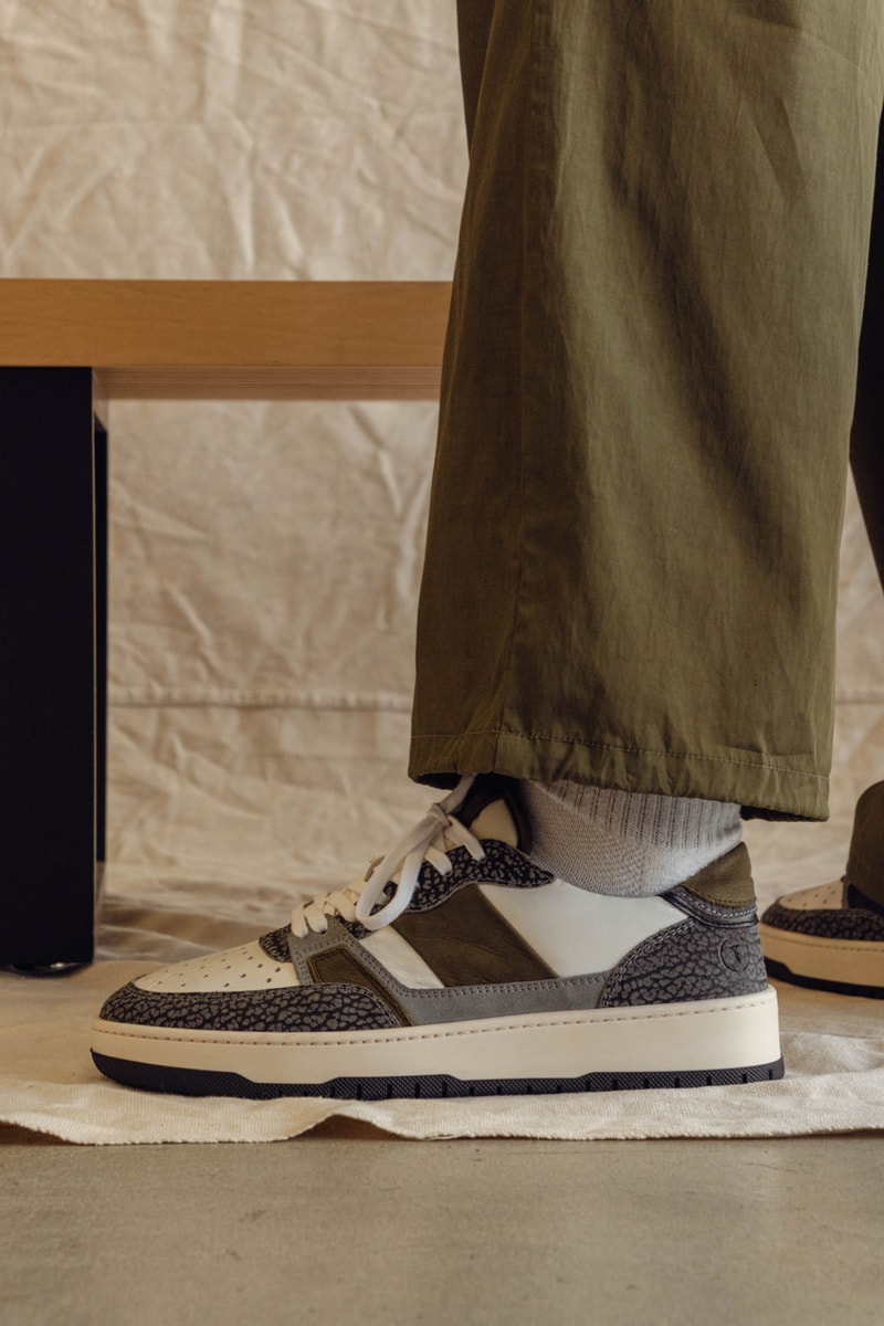 Collegium New York City Pop-Up Sneaker Release Information Nick Sisombath Pillar Alpha Cracked Pillars Pt.II" - Italian "Olive Nubuck"/Cracked Pillars Emerging Brand Shoes