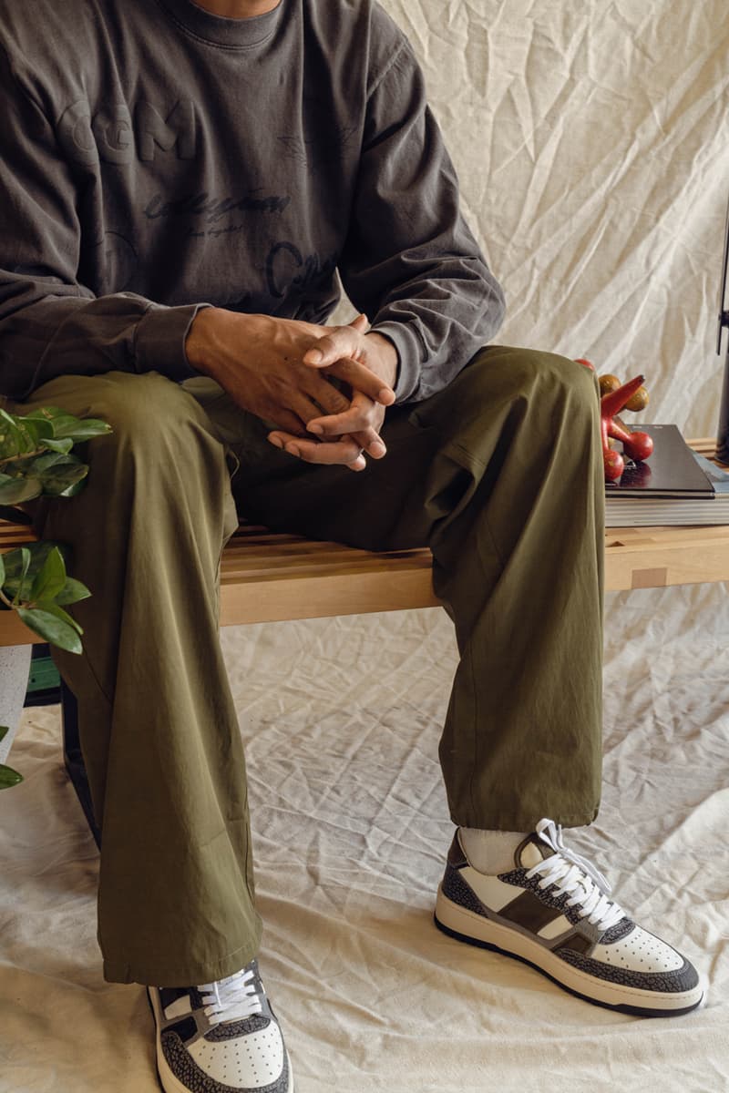 Collegium New York City Pop-Up Sneaker Release Information Nick Sisombath Pillar Alpha Cracked Pillars Pt.II" - Italian "Olive Nubuck"/Cracked Pillars Emerging Brand Shoes