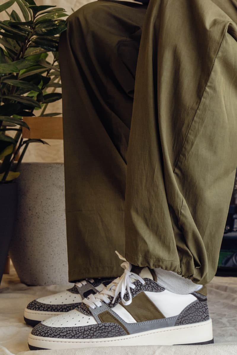 Collegium New York City Pop-Up Sneaker Release Information Nick Sisombath Pillar Alpha Cracked Pillars Pt.II" - Italian "Olive Nubuck"/Cracked Pillars Emerging Brand Shoes