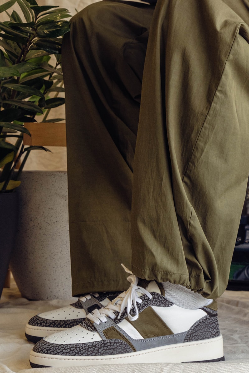 Collegium New York City Pop-Up Sneaker Release Information Nick Sisombath Pillar Alpha Cracked Pillars Pt.II" - Italian "Olive Nubuck"/Cracked Pillars Emerging Brand Shoes